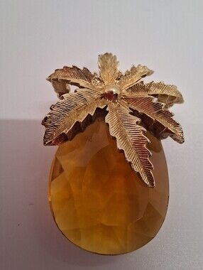 1974 Sarah Coventry "Autumn Haze" Pineapple Brooch Pendant – Canada